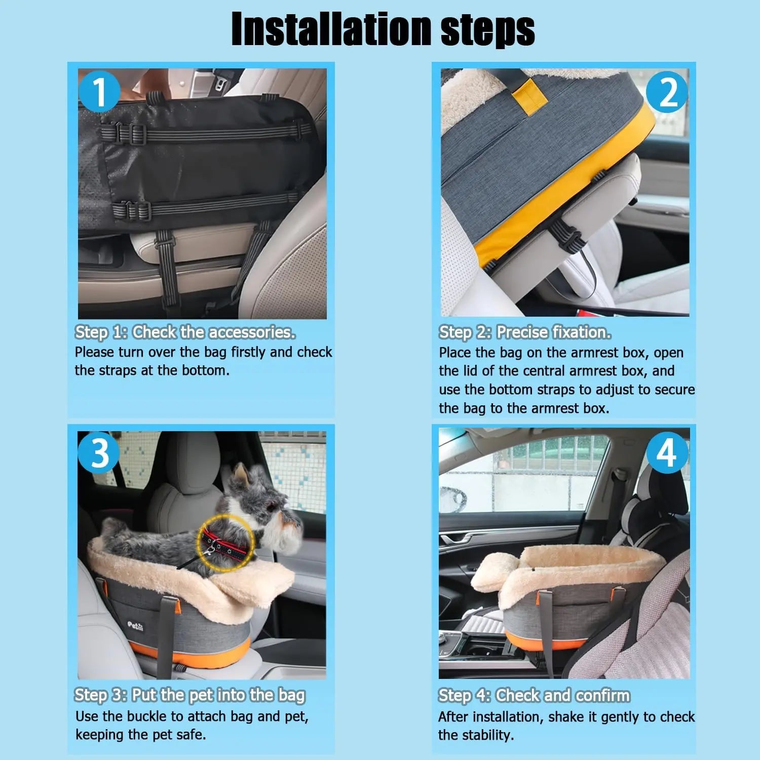 Transform Your Car Rides with the Ultimate Pet Safety Seat Bag for Cats and Dogs - Comfort & Convenience Combined!