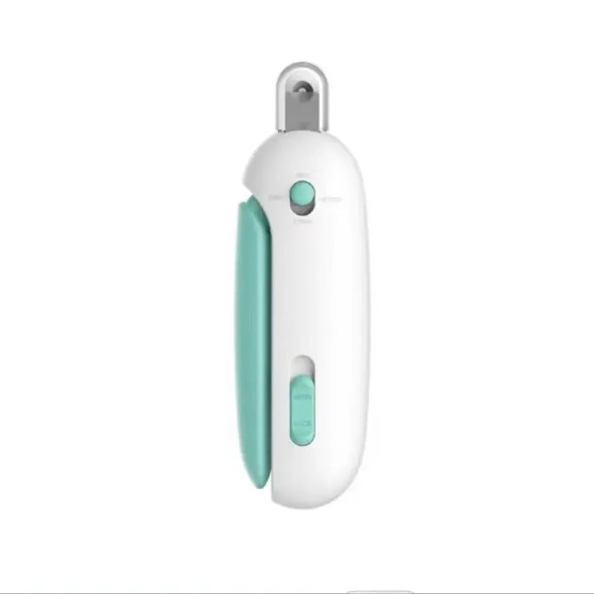 Rechargeable LED Light Pet Nail Grinder Clipper - Professional Dog & Cat Claw Care Tool with Bright Lights, Built-In File, Anti-Cut Paw Protection, 3-Speed Adjustable Electric Trimmer That Trims Nails for Small/Medium/Large Dogs, Kittens