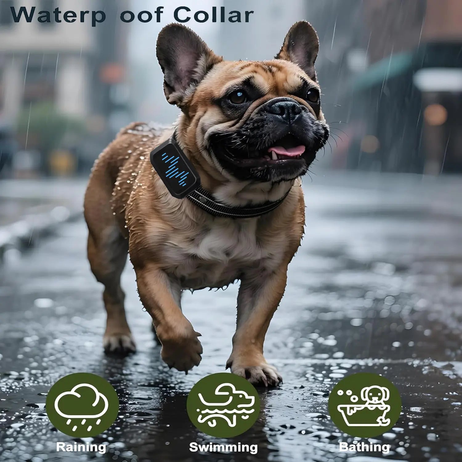 Ultimate Dog Training Collar with Shock, Vibration, Buzzer & LED Light – IPX7 Waterproof, Low Voltage, Anti-Bark & Anti-Bite Features for All Breeds