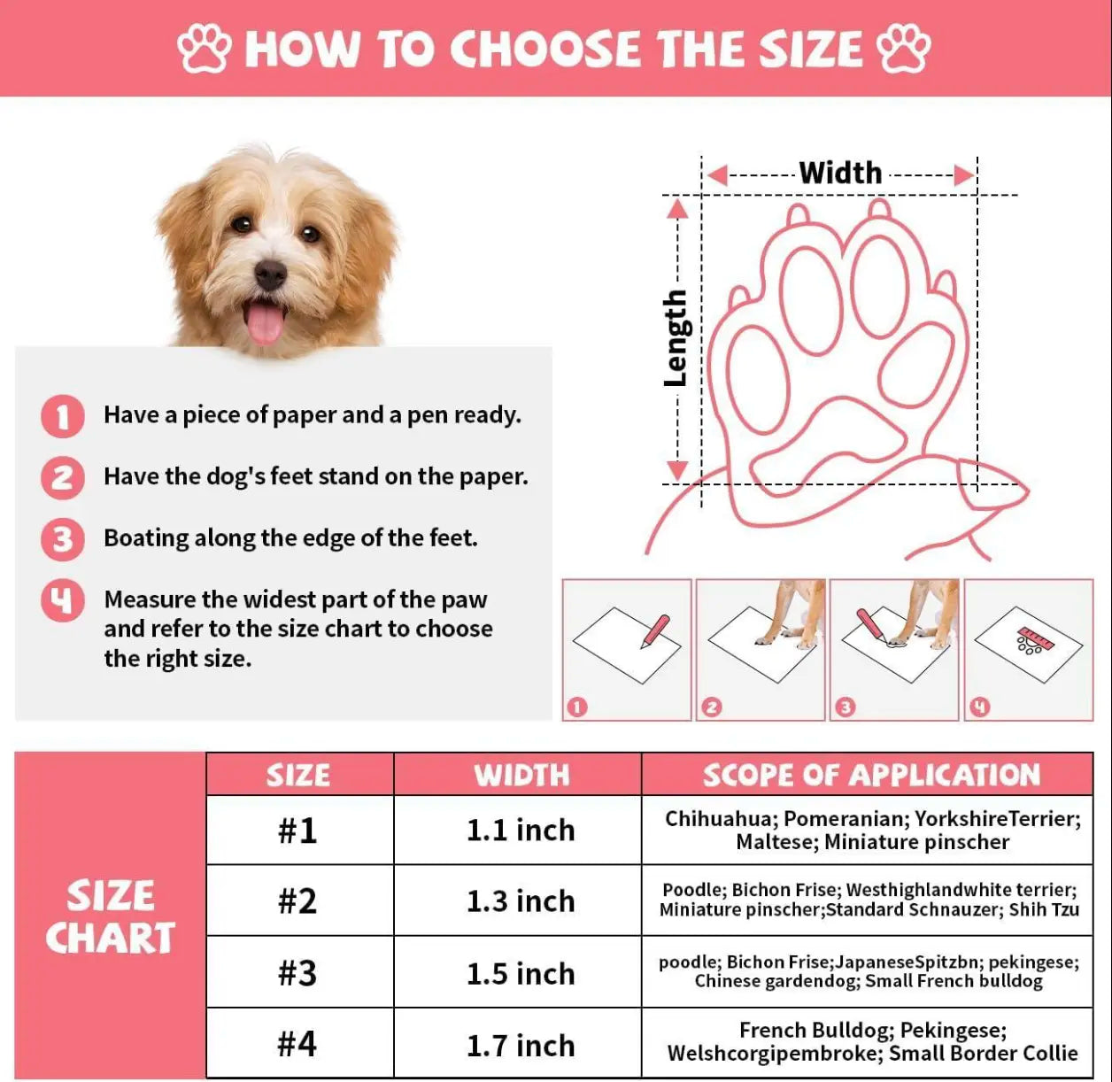 Stylish and Waterproof Denim Pet Sneakers - 4-Piece Anti-Slip Shoe Set for Small Dogs and Cats