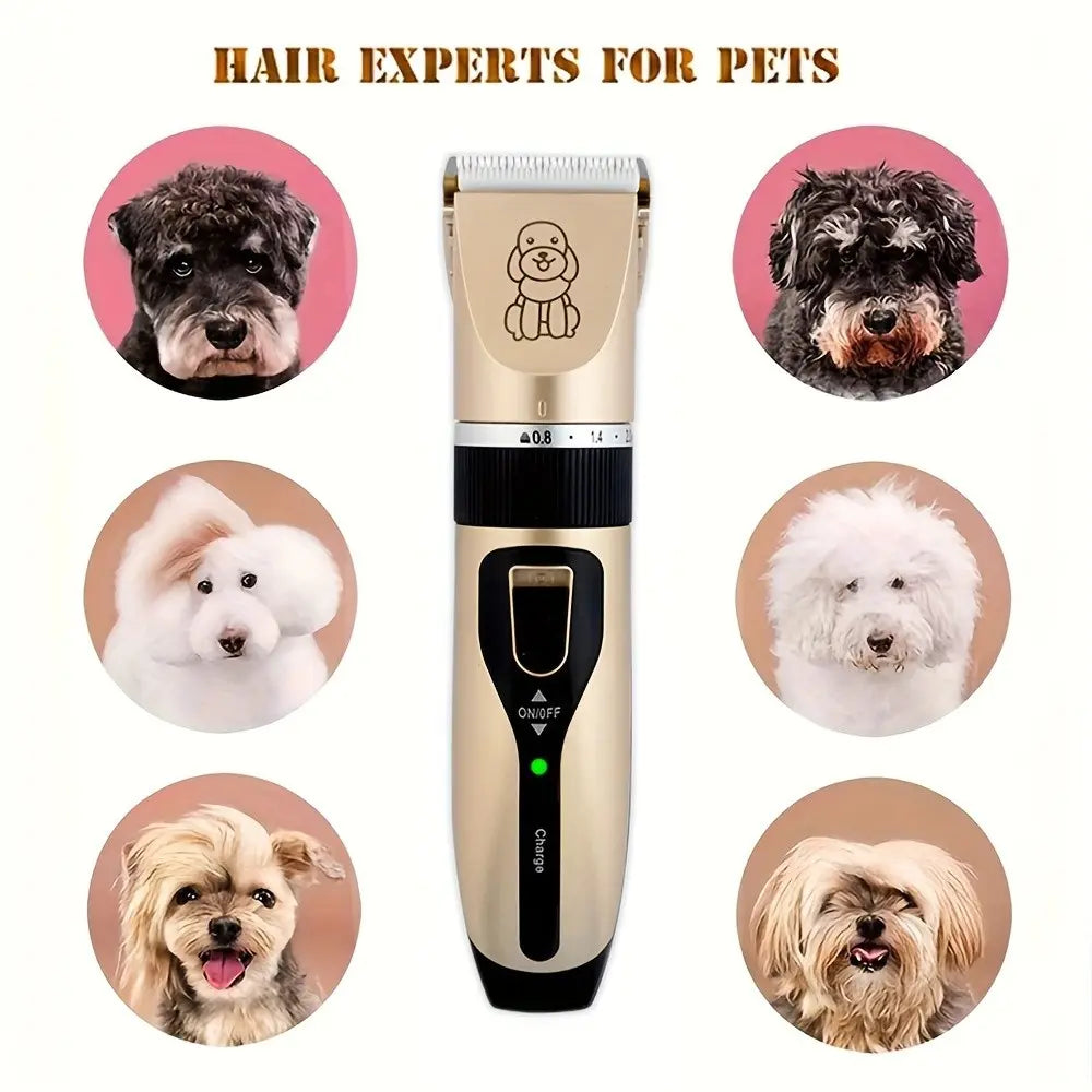 Professional Pet Electric Hair Clipper for Effortless Grooming of Cats and Dogs - Precision Blades for a Smooth Trim