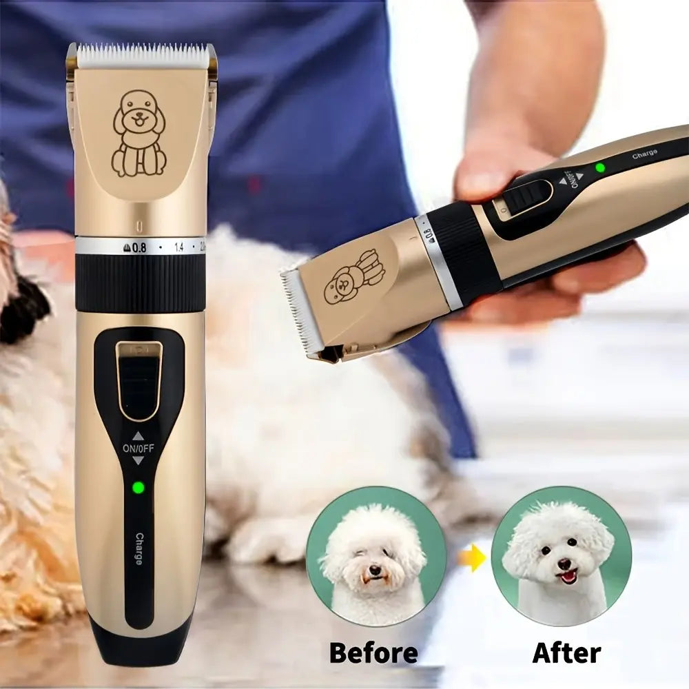 Professional Pet Electric Hair Clipper for Effortless Grooming of Cats and Dogs - Precision Blades for a Smooth Trim