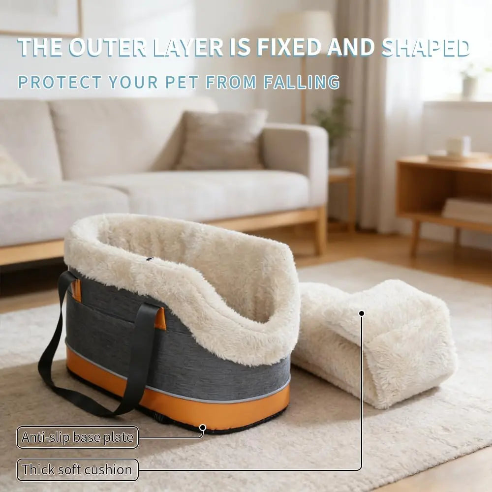 Transform Your Car Rides with the Ultimate Pet Safety Seat Bag for Cats and Dogs - Comfort & Convenience Combined!