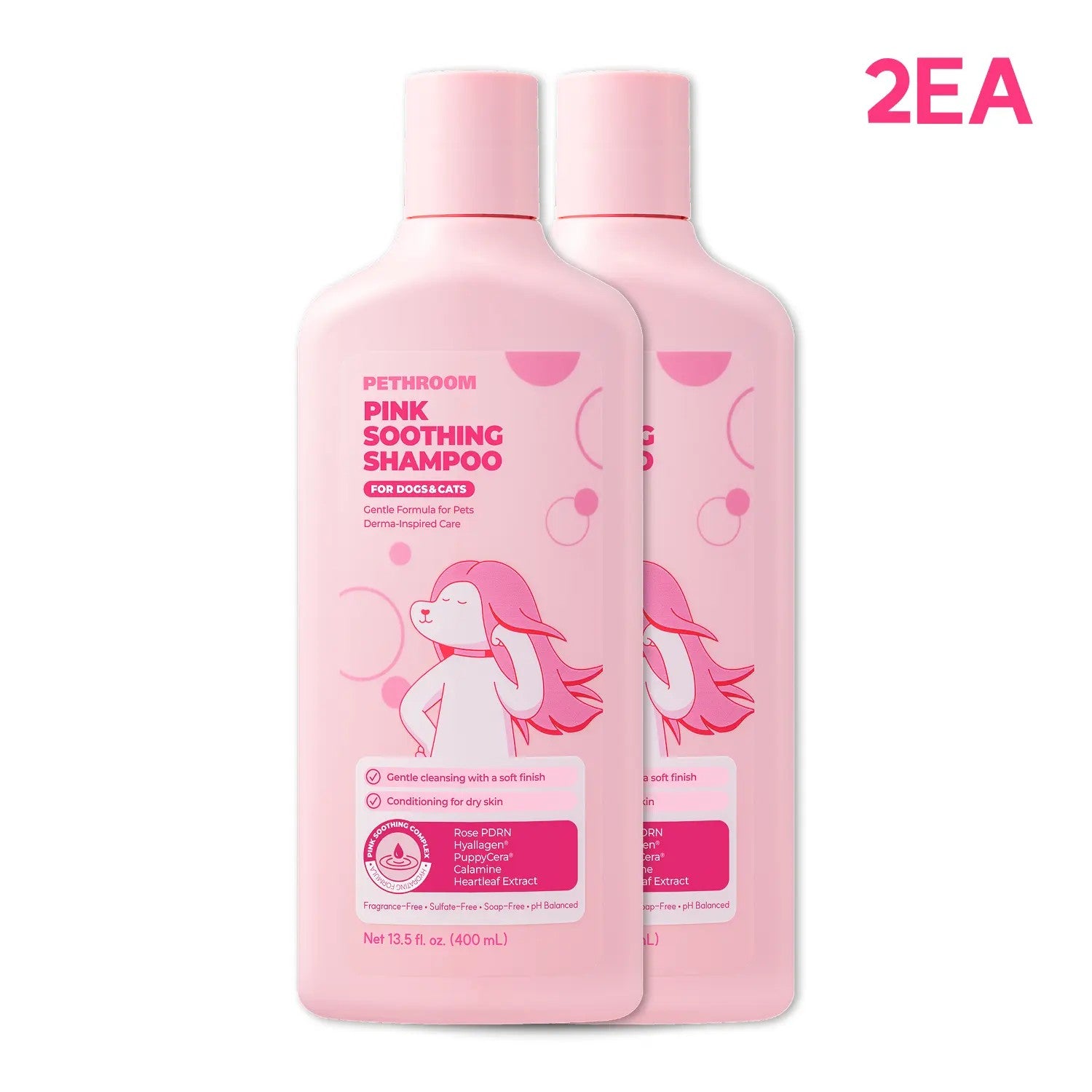 Soothing Pet Shampoo - 2 Bottles